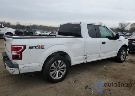2018 Ford F150 Super Cab from USA, damaged, VIN 1FTEX1CP3JKG00064